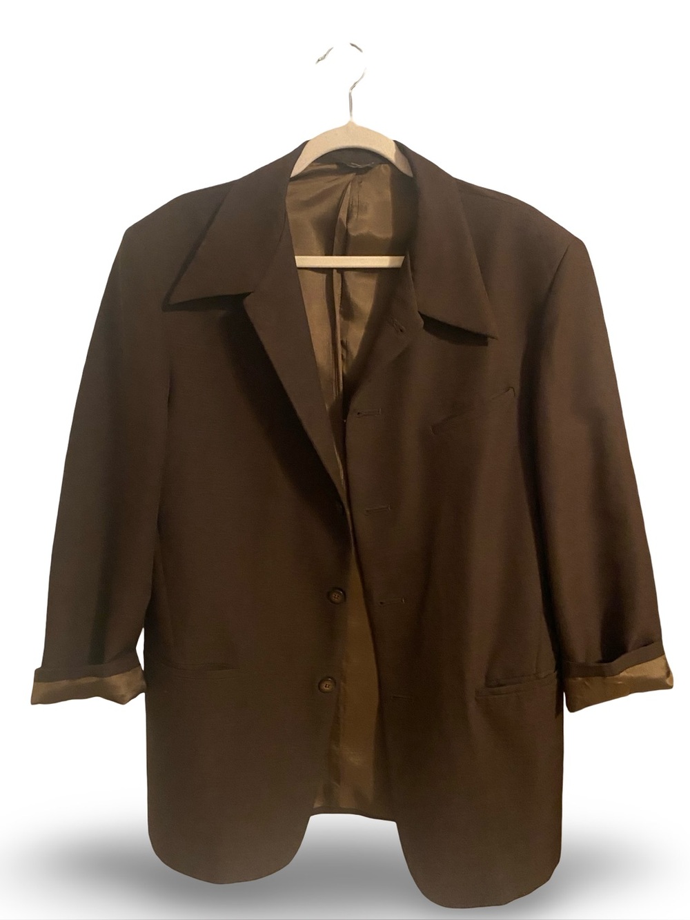 Men's Brown Classic Blazer Jacket